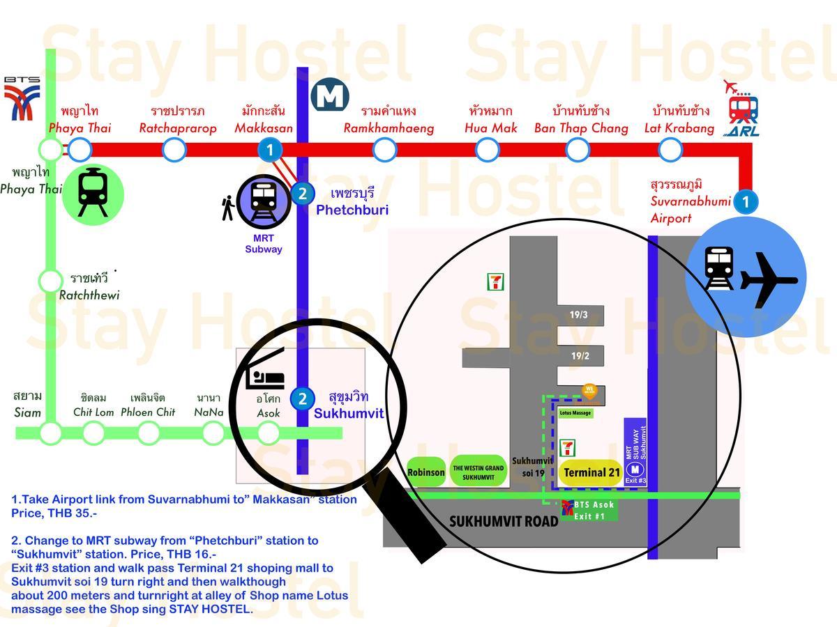 Stay Hostel Bangkok Eksteriør billede